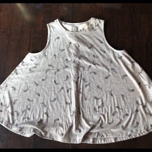 NWOT Loft Flowy Tank